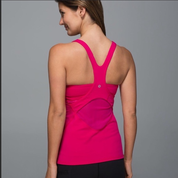 Lululemon Crossback Tank II in jeweled magenta - Picture 2 of 6